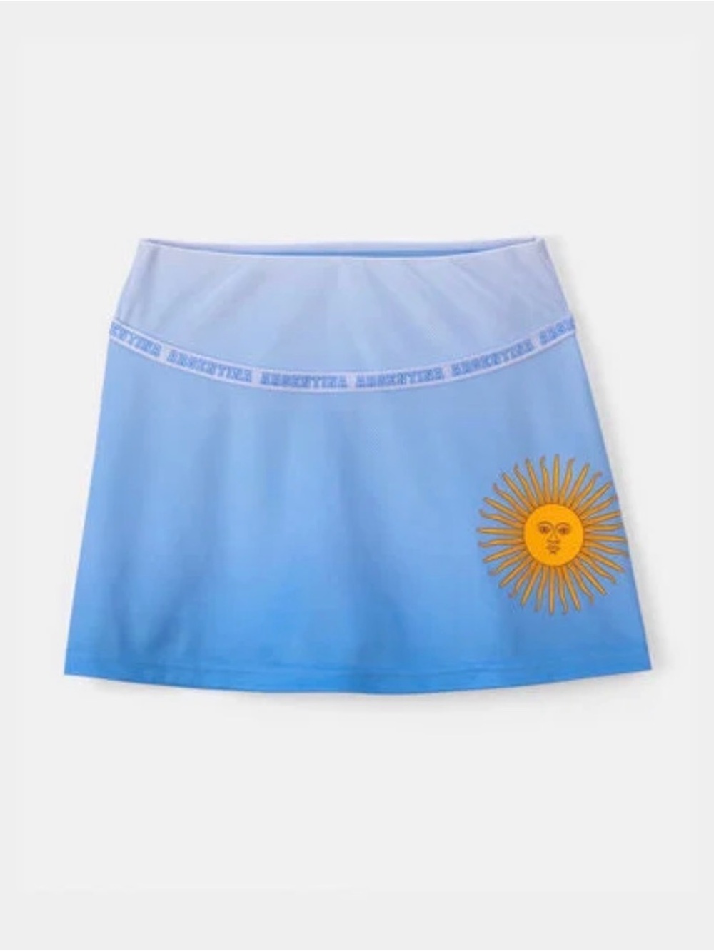 NWT NEW!!!! Carter's Argentina Skort Light Blue Ombre Skort with Sun Emblem